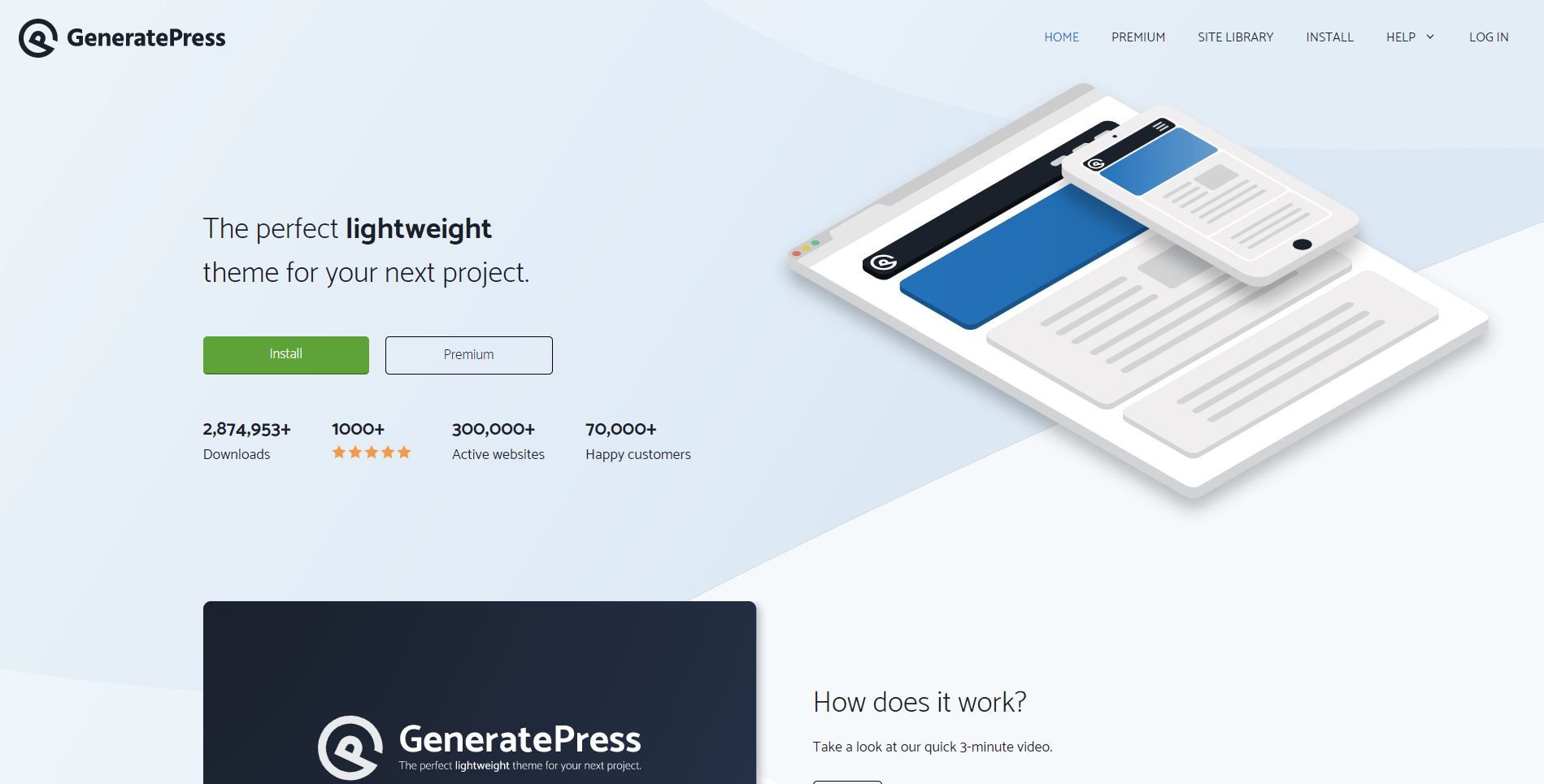 Tema GeneratePress compatible con Elementor