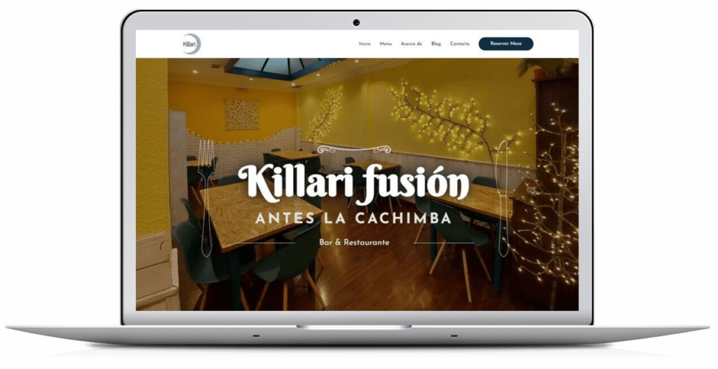 Plantilla WordPress para restaurantes