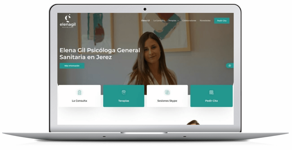Plantilla web para Psicólogos