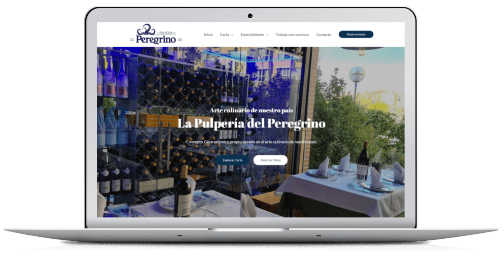 Página web para restaurante tema Astra
