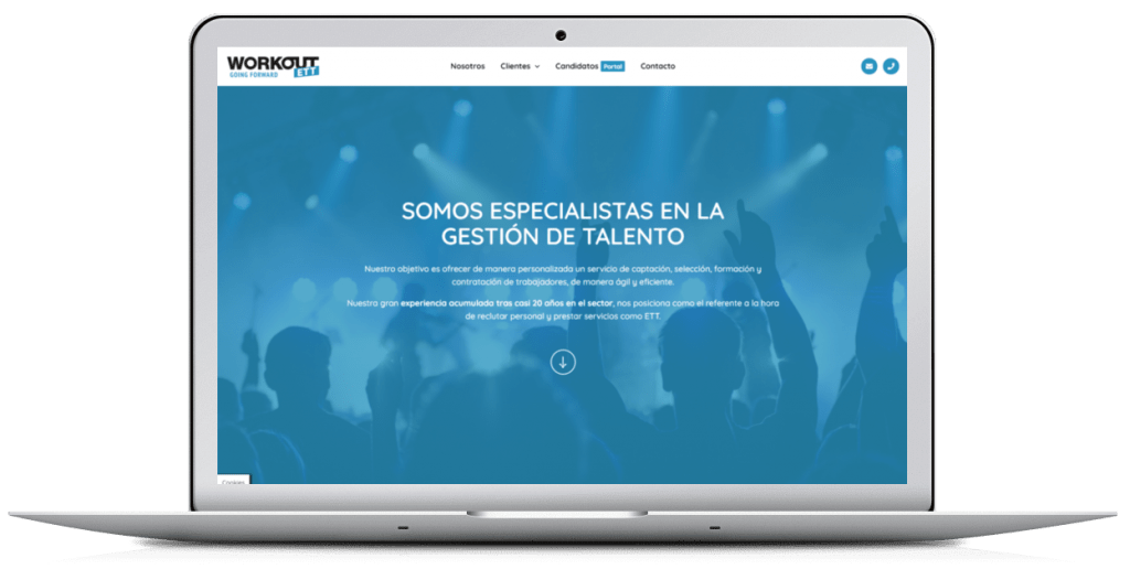 One Page Astra y Elementor
