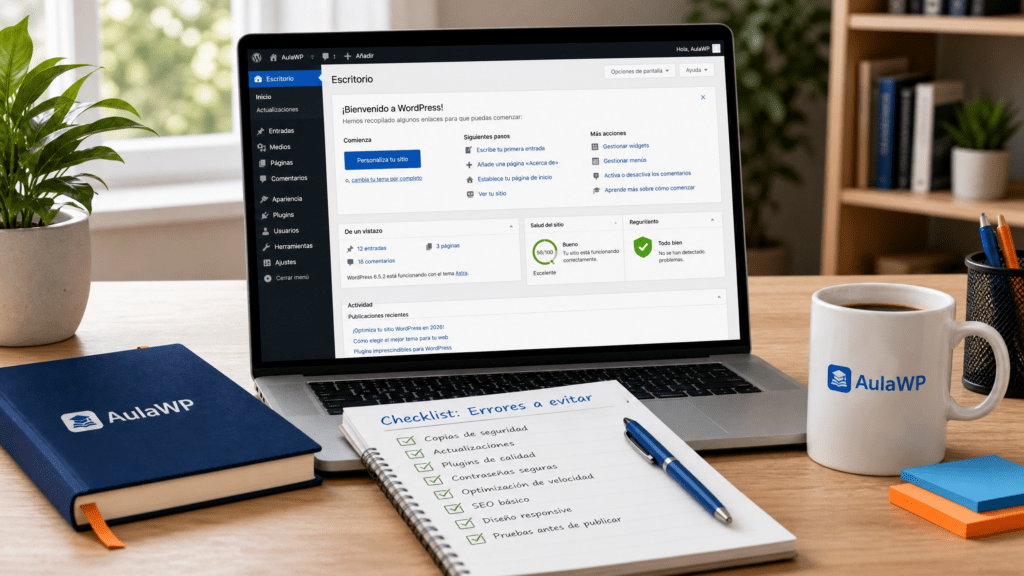 Errores al crear una web con WordPress (y cómo evitarlos en 2026)